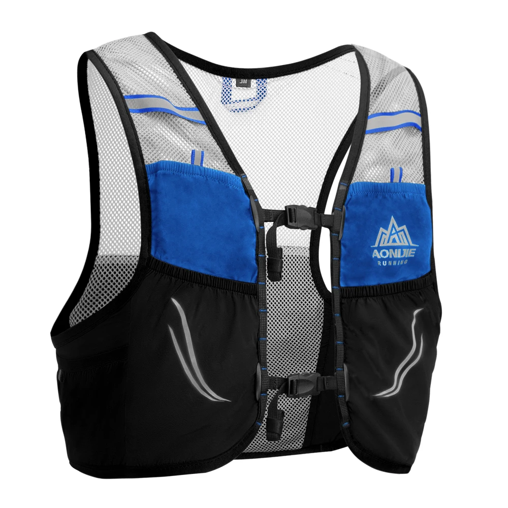 Hydration Pack Backpack - AONIJIE C932น้ำหนักเบากระเป๋าเป้สะพายหลังวิ่งเสื้อกั๊กไนลอนHydration Packกระเป๋าขี่จักรยานมาราธอนแบบพกพาUltralight 2.5L