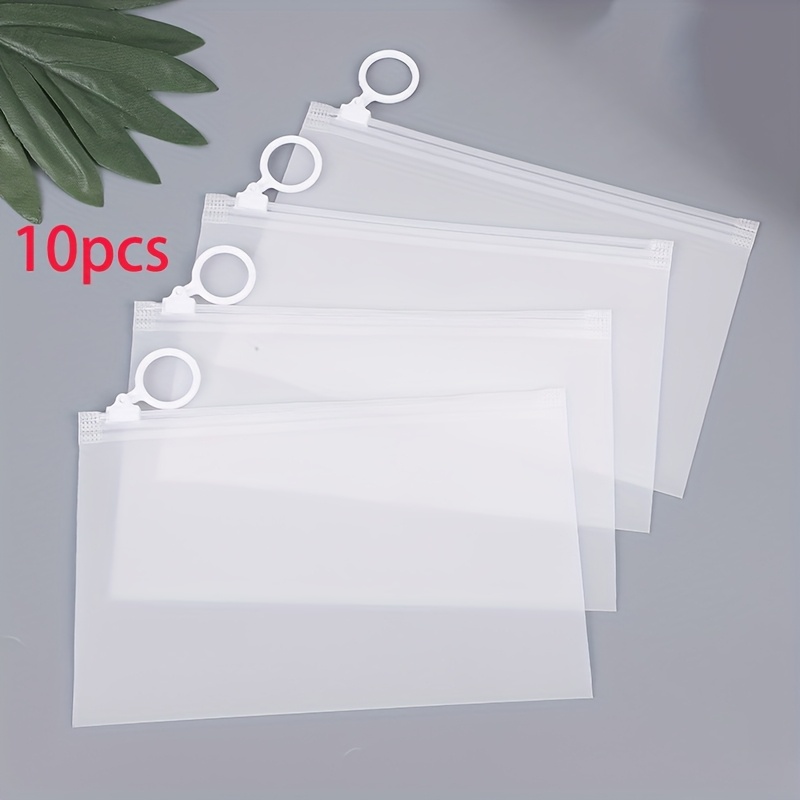 Travel Ziplock Bags - 10 ชิ้นกระเป๋าเดินทางมัลติฟังก์ชั่จัดเก็บกระเป๋าเครื่องสําอางกระเป๋าเดินทางแป้งกระเป๋าซิปกระเป๋าสําหรับการเรียงลําดับเสื้อผ้าออแกไนเซอร์