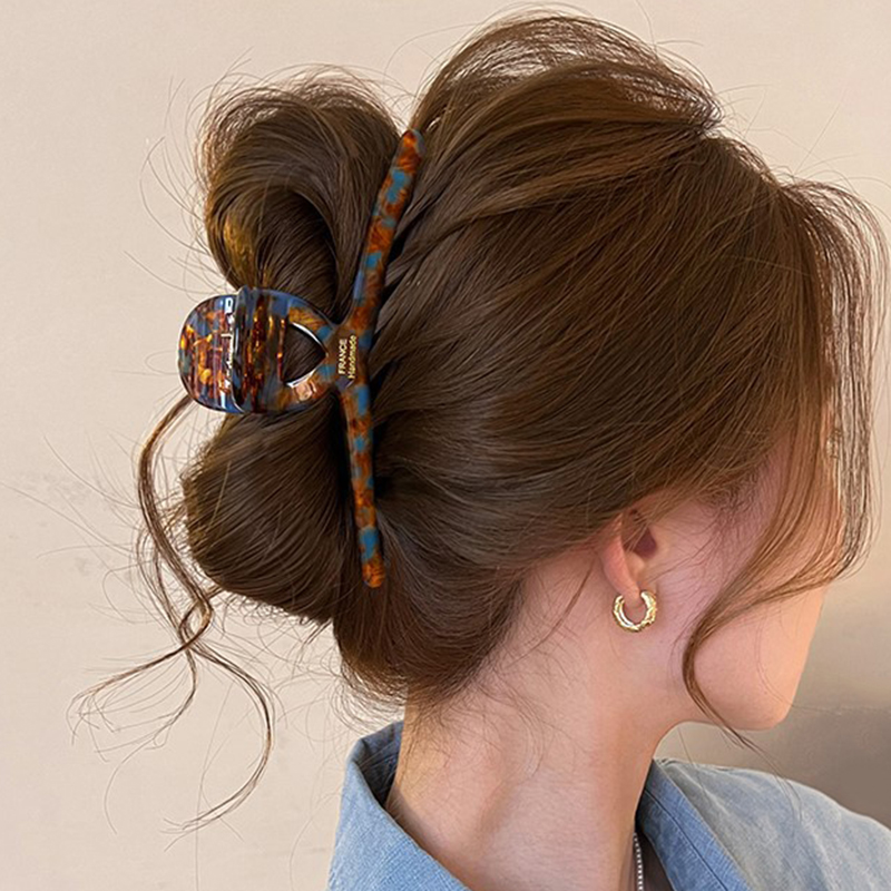Travel Accessories Gifts For Women - กิ๊บติดผมอะซิติกแอซิดแบบเกาหลี ปี 2026 สำหรับผู้หญิง ระดับไฮเอนด์ ขนาดใหญ่