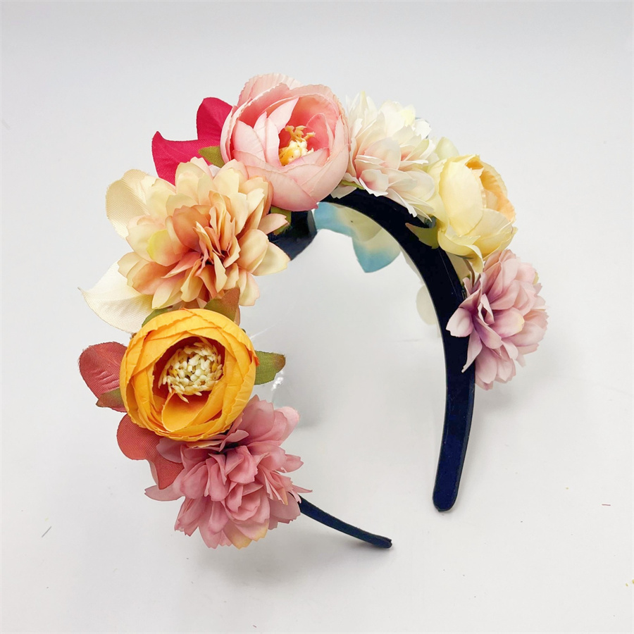 Travel Accessories Gifts For Women - ใหม่ที่คาดผมแฟชั่นของผู้หญิงผีเสื้อปลายสูงสีสันสดใสรูปดอกกุหลาบผมของเครื่องประดับผมคริสตัลเป็นของขวัญงานแต่งงานชายหาด