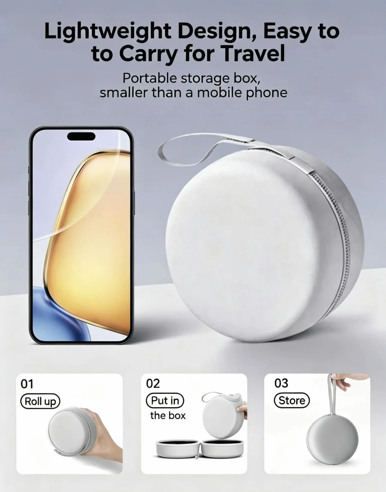Neck Pillow Memory Foam - หมอนรองคอรูปตัวยูสำหรับเดินทางบนเครื่องบิน พร้อมกระดุมแป๊ก หมอนรองคอรูปตัวยูเพื่อสุขภาพ ทำจากเมมโมรี่โฟม