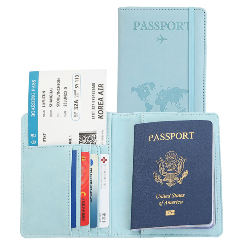 Travel Accessories Plane - คนรักแผนที่โลกปกหนังสือเดินทาง Hot Stamping Simple เครื่องบินผู้หญิงกระเป๋าเดินทางผู้ชายหนังสือเดินทางแฟชั่นงานแต่งงานของขวัญ