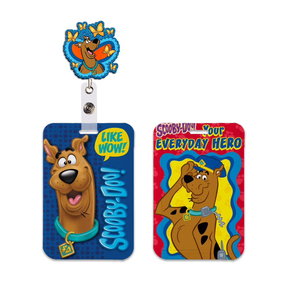 Travel Accessories Disney - ซองใส่บัตรลายการ์ตูนรูปสุนัข พร้อมสายคล้องคอ สำหรับใส่บัตรประจำตัว บัตรนักเรียน บัตรโดยสาร บัตรธนาคาร