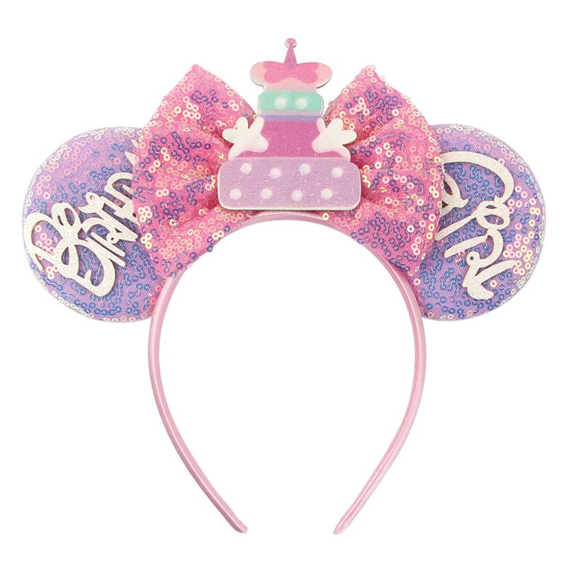 Travel Accessories Disney - ใหม่ Disney แผ่นหูสําหรับสาวผู้ใหญ่ 5 ''เลื่อม Bow