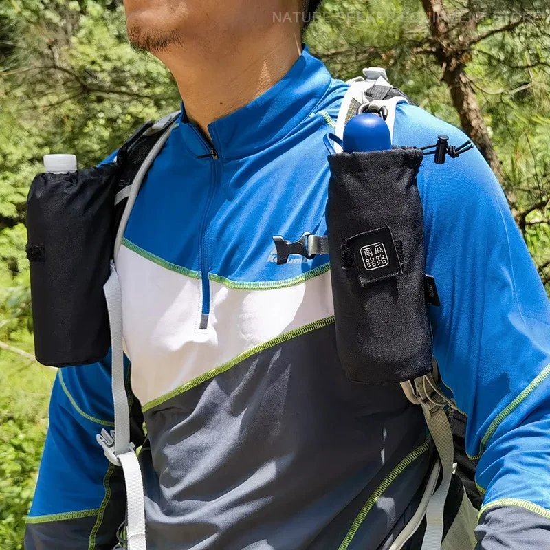 Hydration Pack Backpack - 2PCS ถุงเก็บขวดน้ําน้ําหนักเบาเดินป่าปีนเขาเกียร์กลางแจ้ง Hydration ยุทธวิธี Mountaineering กระเป๋าเป้สะพายหลังอุปกรณ์เสริม