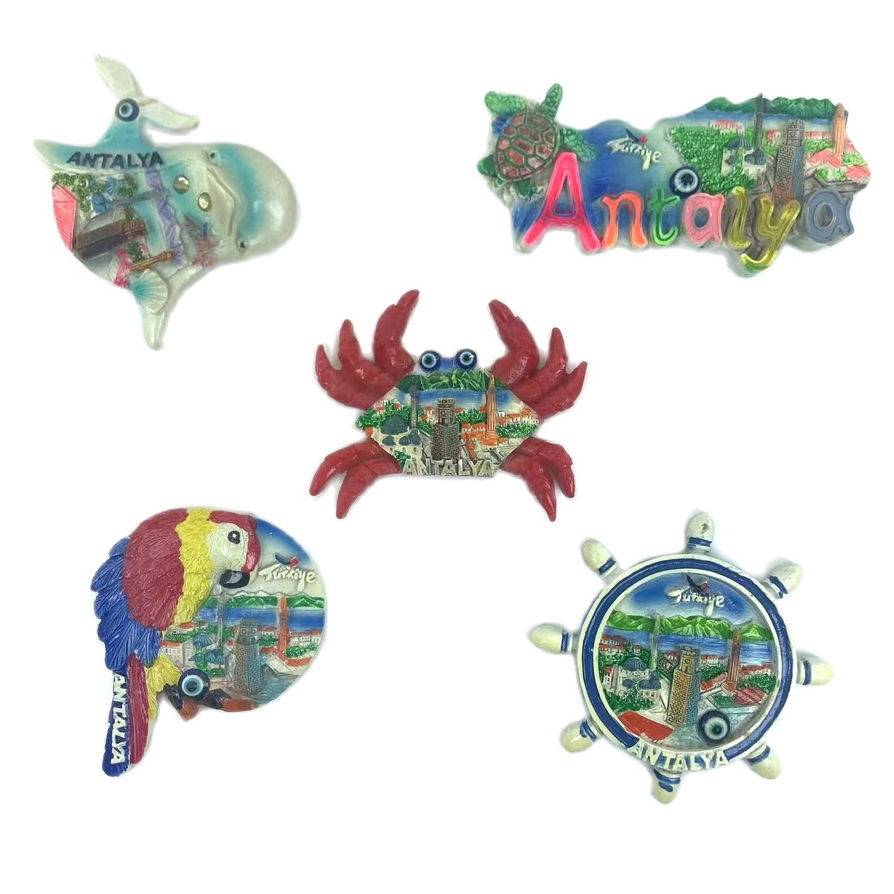 Travel Accessories For 3 Year Old - Antalya แม่เหล็กติดตู้เย็นไก่งวงของที่ระลึกการเดินทางสติกเกอร์แม่เหล็กที่ระลึกสำหรับติดตู้เย็นของขวัญอุปกรณ์ประดับตกแต่งบ้าน