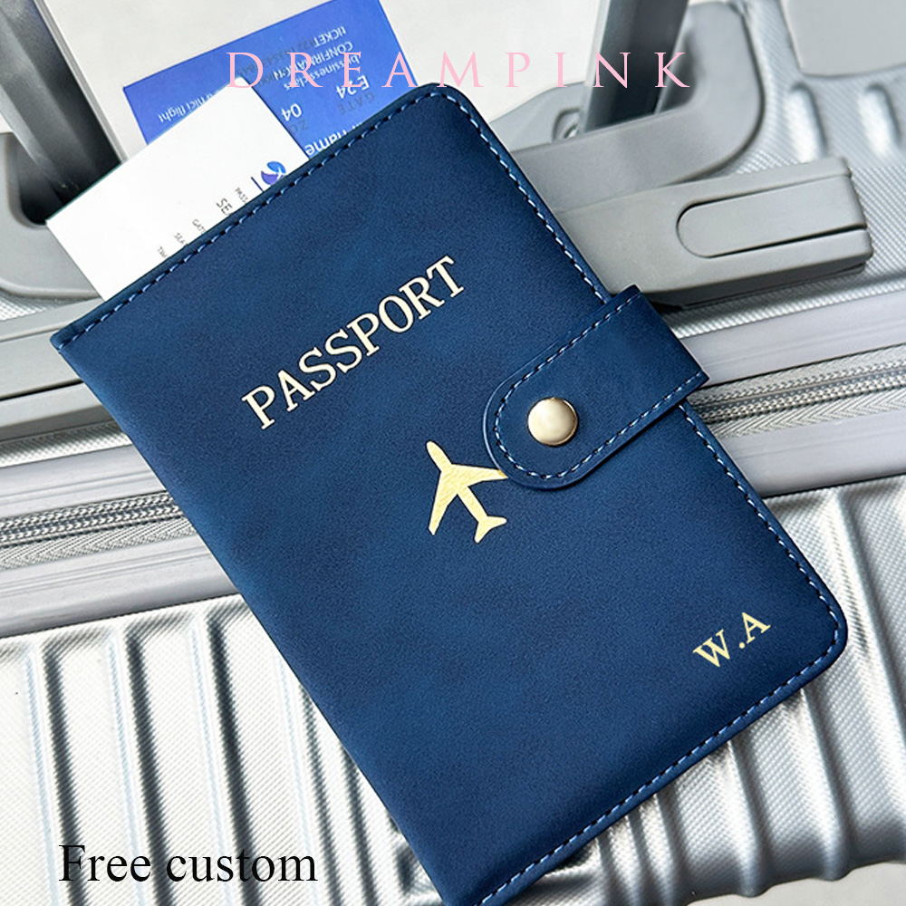 Travel Accessories Gifts For Women - กระเป๋าใส่พาสปอร์ตแบบส่วนตัว ปักชื่อได้ หรูหรา สำหรับผู้ชายและผู้หญิง ของขวัญสุดพิเศษ พร้อมอุปกรณ์เสริมสำหรับการเดินทาง