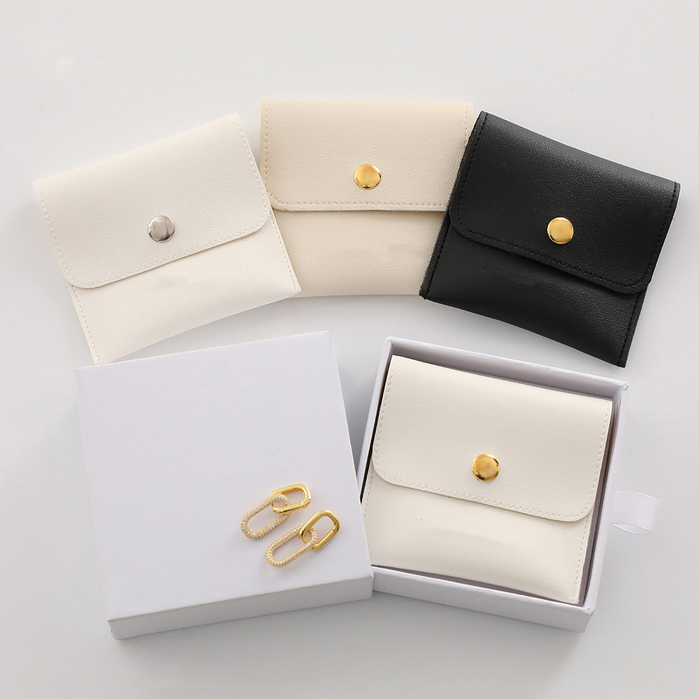 Travel Jewellery & Accessories Organiser - 1PC PU หนังกระเป๋าเครื่องประดับสร้อยคอแหวนสร้อยข้อมือต่างหูจัดเก็บ Snap High End