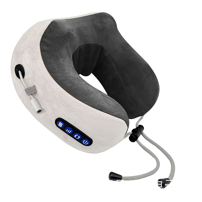 Neck Pillow Memory Foam - เครื่องนวดคอไฟฟ้า ปี 2025 ระบบสั่นสะเทือน 3 มิติ