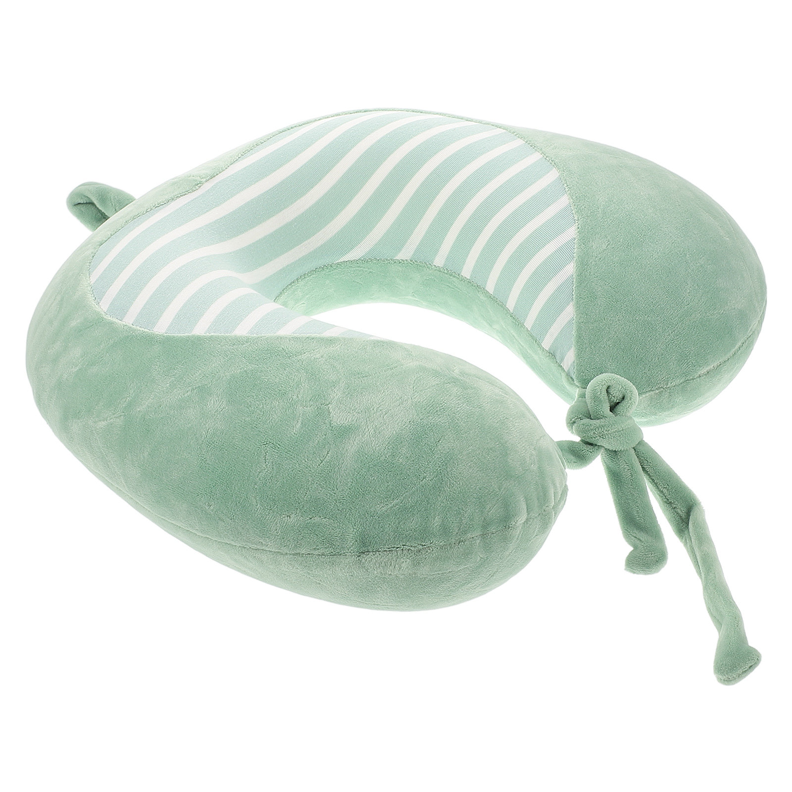 Neck Pillow Memory Foam - หมอนรองคอรูปตัวยูสำหรับเดินทาง ทำจากเมมโมรี่โฟม ออกแบบตามหลักสรีรศาสตร์ เหมาะสำหรับการเดินทางด้วยเครื่องบิน รถยนต์ รถไฟ