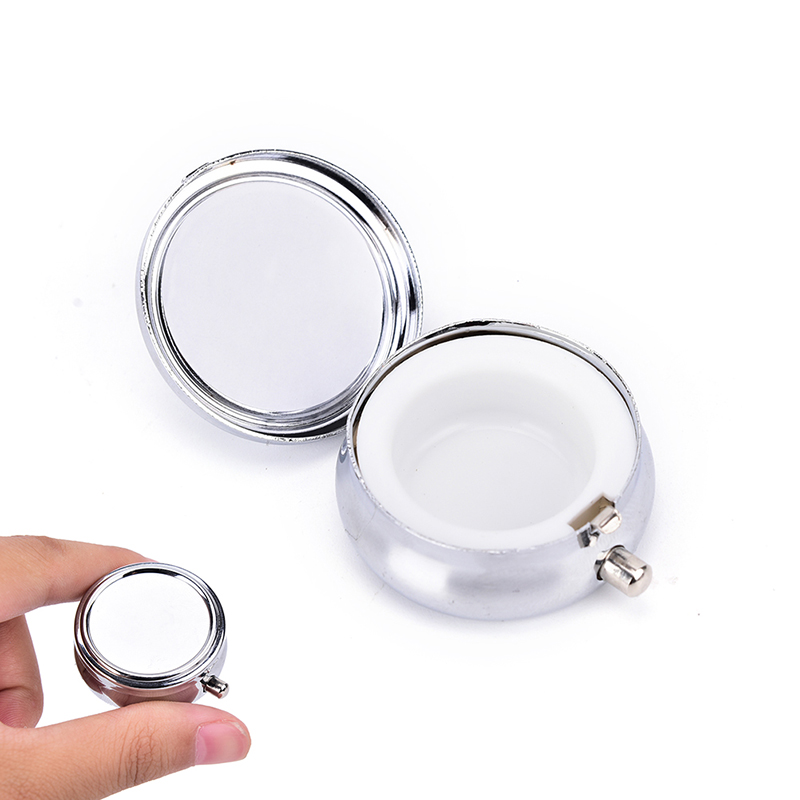 Travel Jewellery & Accessories Organiser - กล่องใส่ยาโลหะสำหรับเดินทาง กล่องเก็บยา กล่องใส่เครื่องประดับ กล่องเก็บของ