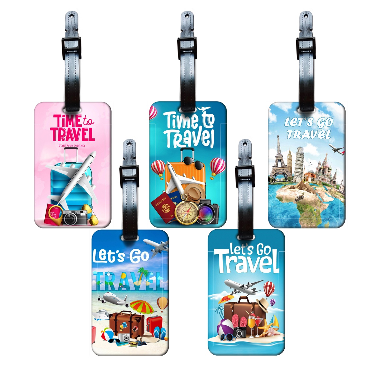 Travel Accessories Gifts For Women - ป้ายติดกระเป๋าเดินทางสไตล์คลาสสิก สำหรับผู้ชายและผู้หญิง ป้ายชื่อกระเป๋าเดินทาง ป้ายระบุที่อยู่ ป้ายติดกระเป๋าเดินทางแบบพกพา ของขวัญสำหรับผู้ที่เดินทาง
