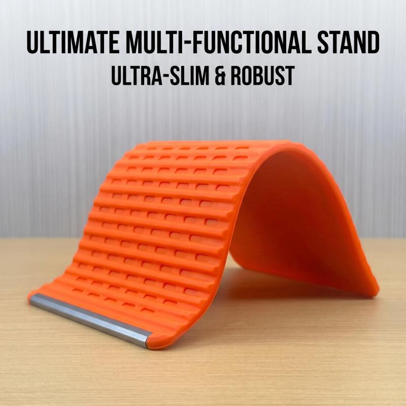 Travel Accessories Holder - ขาตั้งโทรศัพท์แบบพับได้สุดสร้างสรรค์ - ขาตั้งแท็บเล็ตและแล็ปท็อปแบบปรับเปลี่ยนได้ อุปกรณ์เสริมสำหรับการเดินทาง