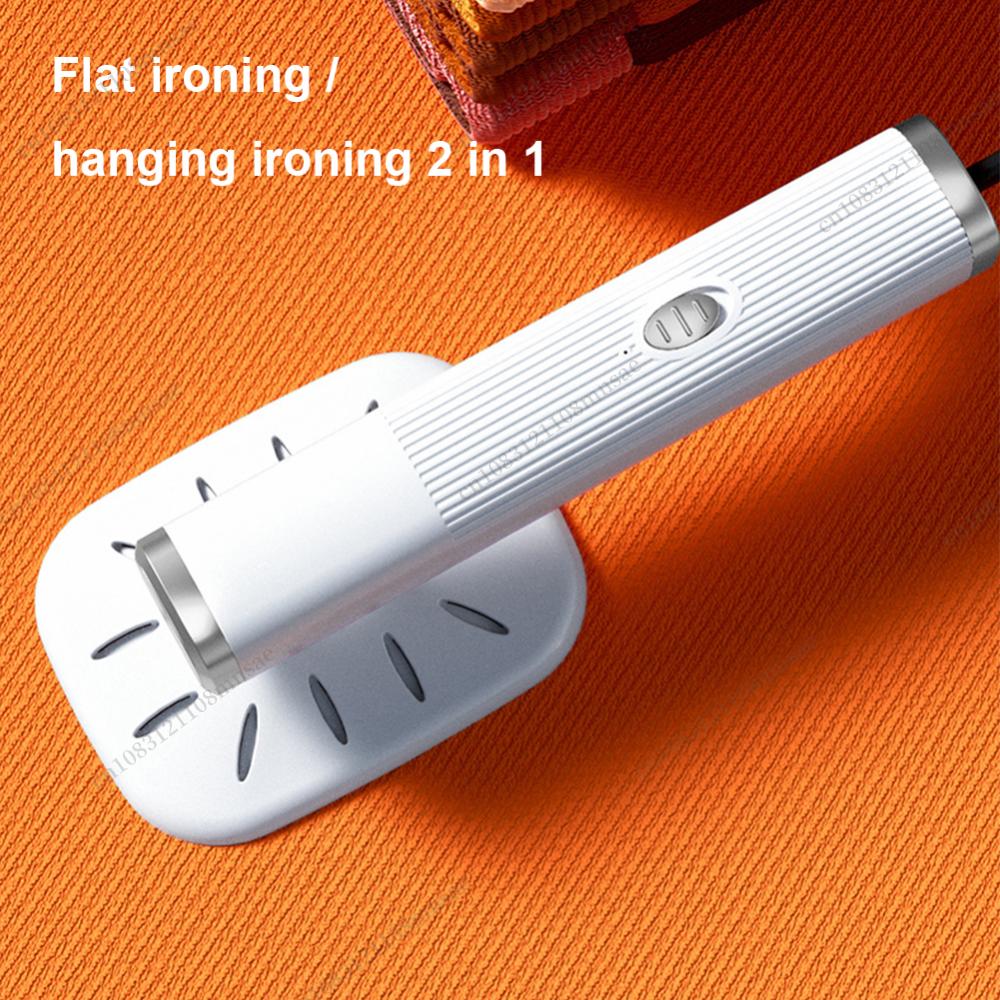Mini Iron Travel - เครื่องรีดผ้าแบบพกพา 360 ° เตารีดไอน้ําแบบแห้งและเปียก USB ขับเคลื่อนเครื่องนึ่งการ์เม้นท์ขนาดเล็กสําหรับรีดผ้าผ้า