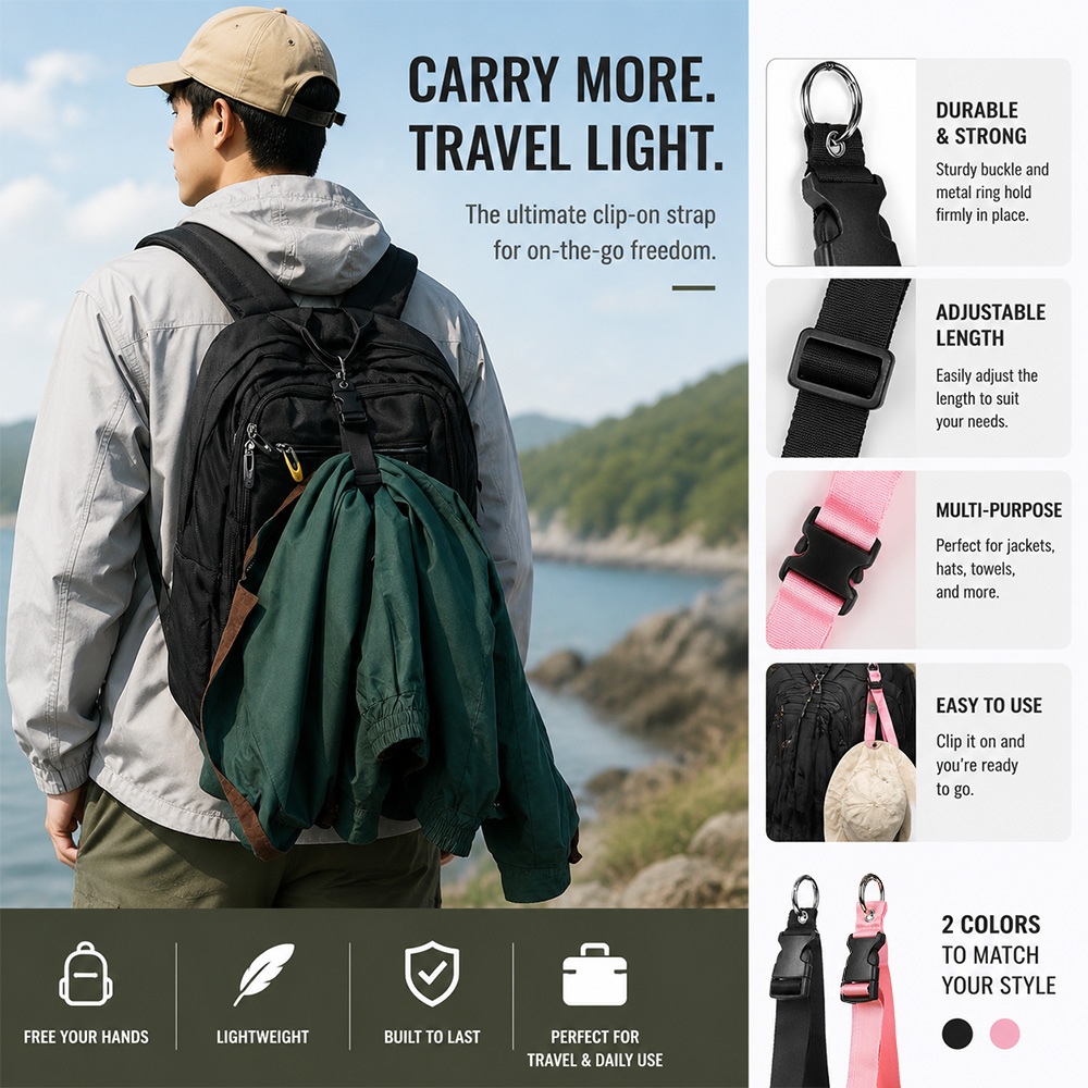 Travel Accessories Gifts For Women - แบบพกพา Anti-Theft สายคล้องกระเป๋าเดินทางทนทานกลางแจ้งหัวเข็มขัดผู้ชายผู้หญิงกระเป๋าเป้สะพายหลังคลิปต้องมีกระเป๋าเดินทางของขวัญแท็กสําหรับกระเป๋าเดินทาง