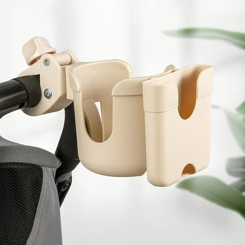 Travel Accessories For 3 Year Old - ที่วางแก้วรถเข็นเด็กกันลื่น 1 ชิ้น ที่ยึดขวดน้ำและโทรศัพท์สำหรับรถเข็นเด็ก อุปกรณ์เสริมสำหรับเด็กทารก ใช้งานง่าย
