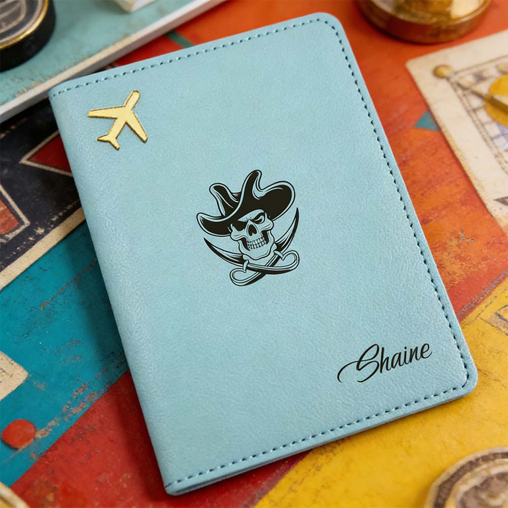 Travel Accessories Best - 1 ชิ้น ปกหนังสือเดินทางแบบกำหนดเองได้ ของขวัญเพื่อนสนิท ซองหนังสือเดินทางหนังคุณภาพสูง