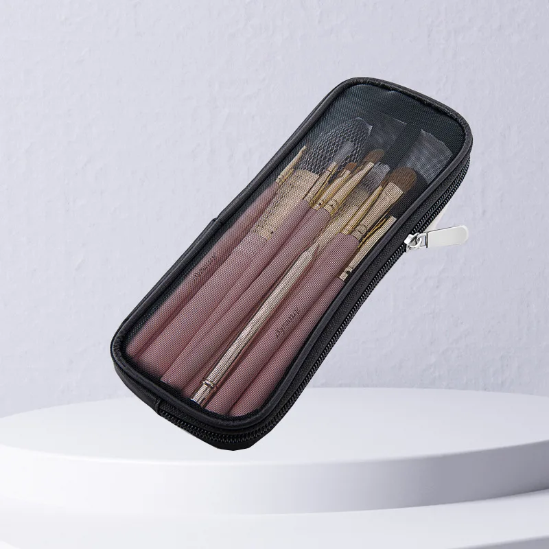 Travel Accessories Holder - แปรงแต่งหน้ากระเป๋าเดินทางเครื่องสําอางค์กระเป๋าใส่เครื่องสําอางค์สําหรับผู้ชายผู้หญิงเครื่องมือความงามตาข่าย Dopp ชุดกระเป๋าล้างอุปกรณ์จัดเก็บข้อมูล