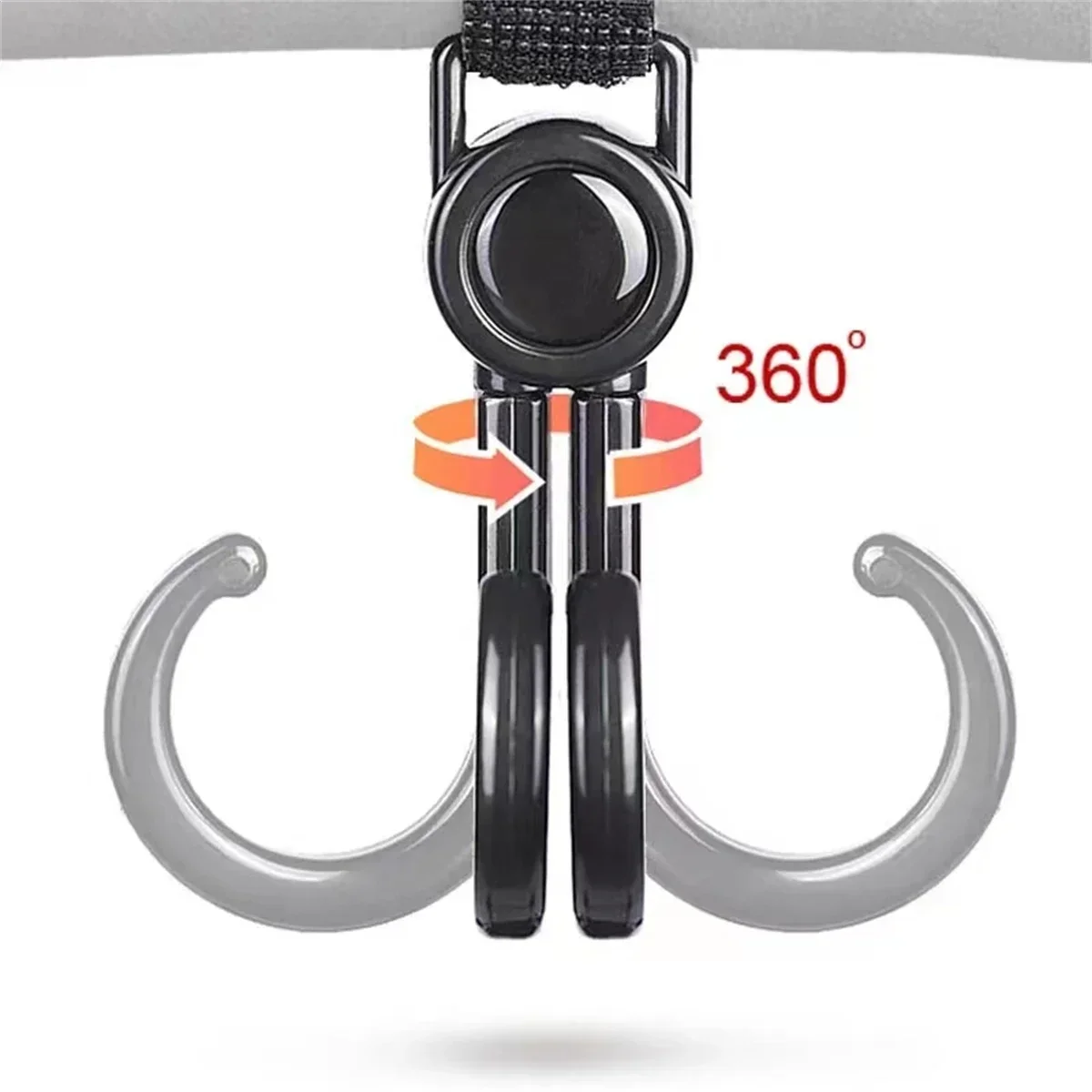 Rotatable Double Hooks รถเข็นเ - Travel Accessories For 3 Year Old บทวิจารณ์และราคา