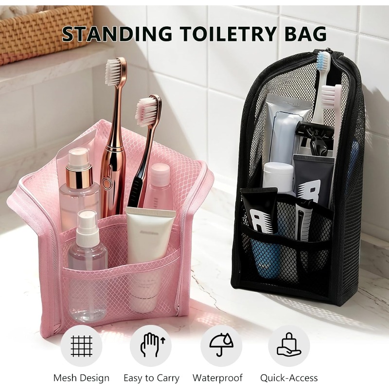 กระเป๋าใส่ของใช้ส่วนตัวแบบตาข่ - Travel Accessories Holder บทวิจารณ์และราคา