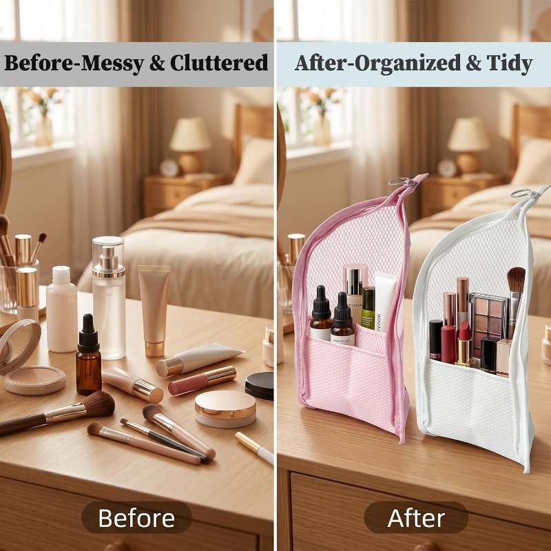 กระเป๋าใส่ของใช้ส่วนตัวแบบตาข่ - Travel Accessories Holder บทวิจารณ์และราคา