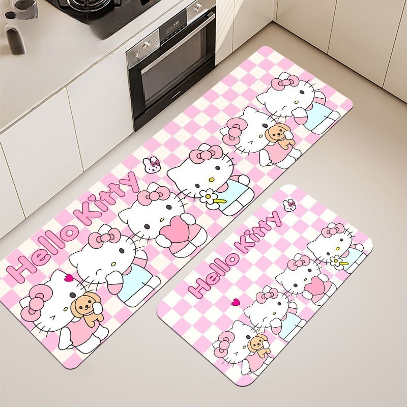 พรมปูพื้นคิตตี้น่ารัก ลายการ์ต - Travel Accessories Gifts For Women บทวิจารณ์และราคา