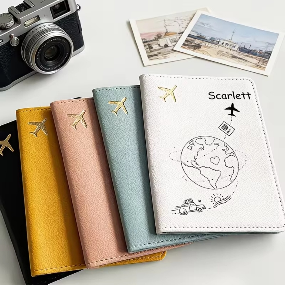 ปกหนังสือเดินทางแบบพับได้ ลายเ - Travel Accessories Plane บทวิจารณ์และราคา