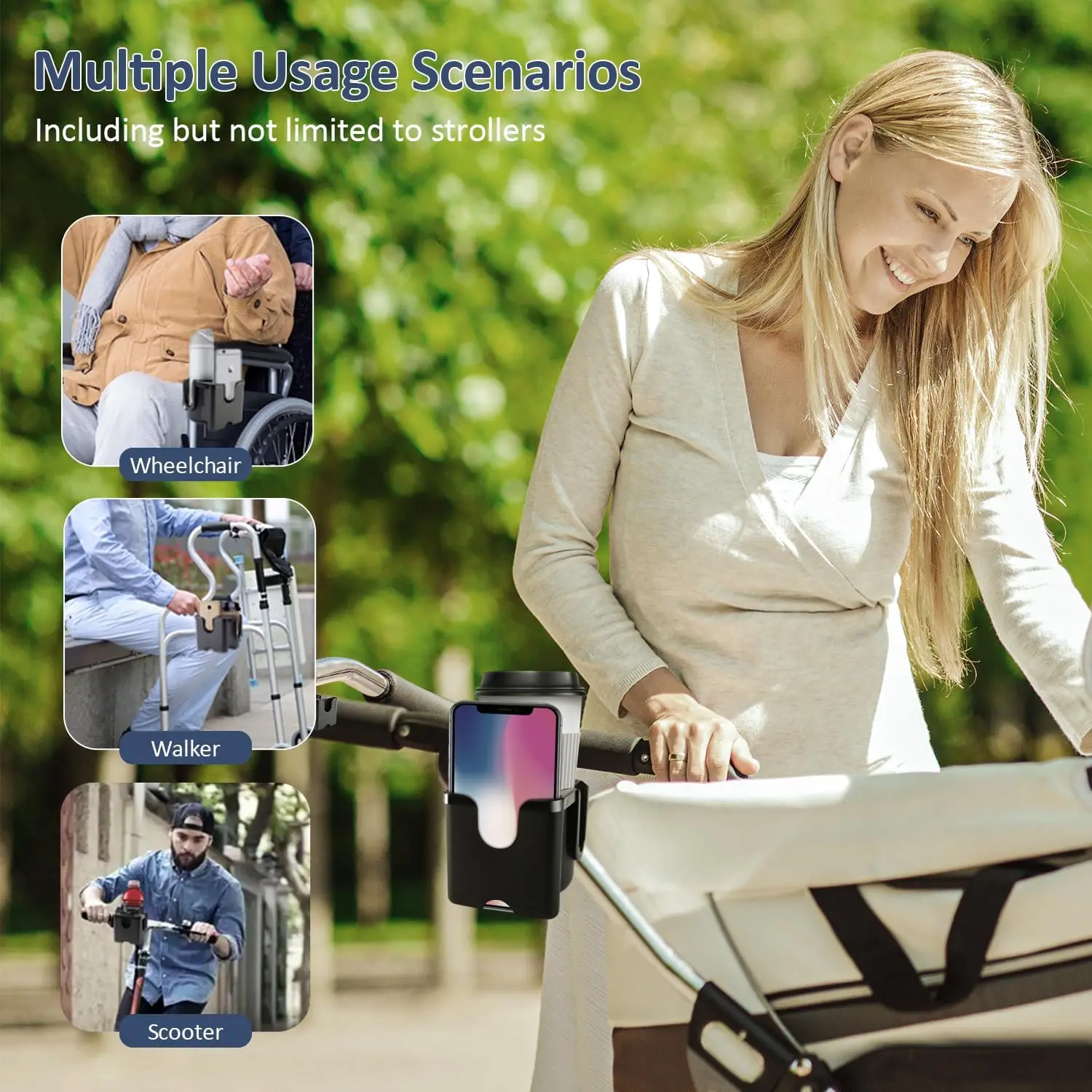 ที่วางแก้วกันลื่นสำหรับรถเข็นเ - Travel Accessories For 3 Year Old บทวิจารณ์และราคา