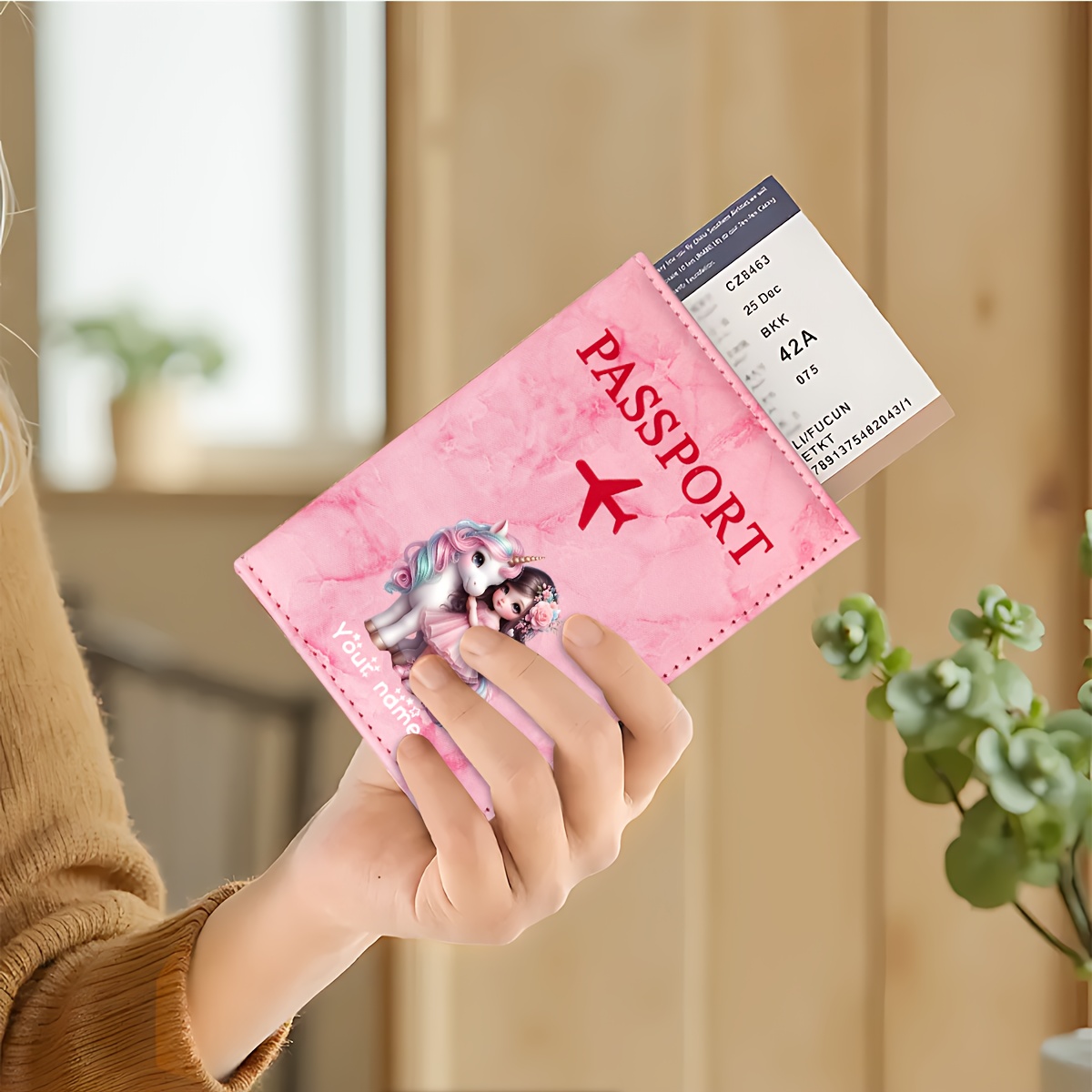 ที่ใส่หนังสือเดินทางลายยูนิคอร - Travel Accessories Plane บทวิจารณ์และราคา