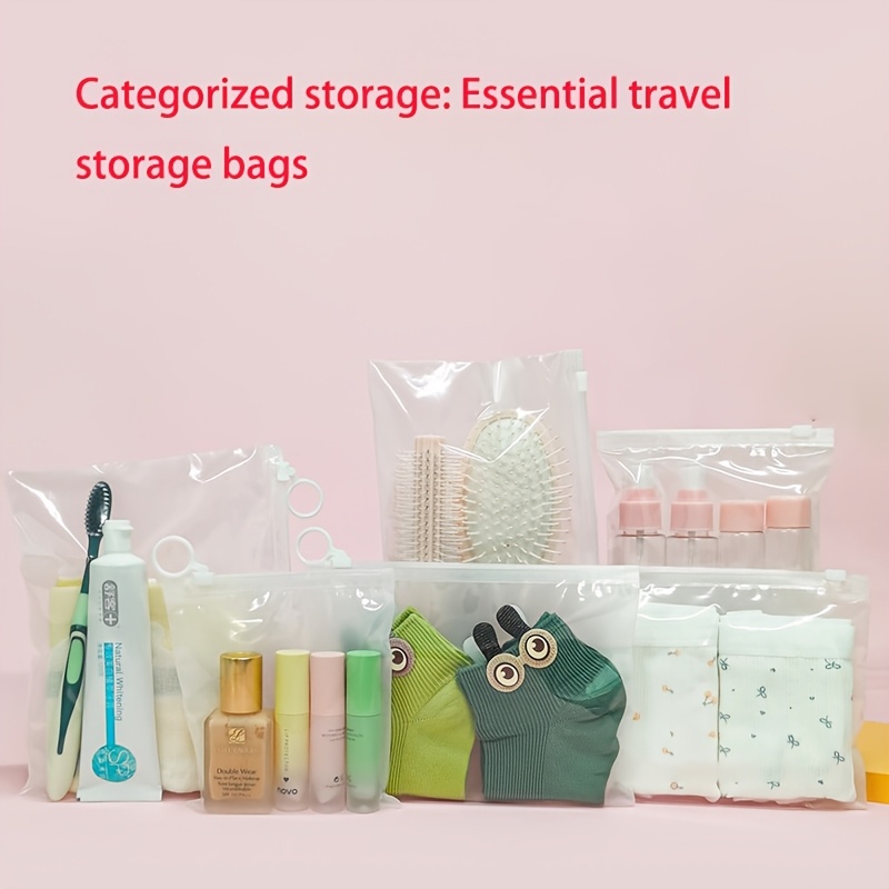 10 ชิ้นกระเป๋าเดินทางมัลติฟังก - Travel Ziplock Bags บทวิจารณ์และราคา
