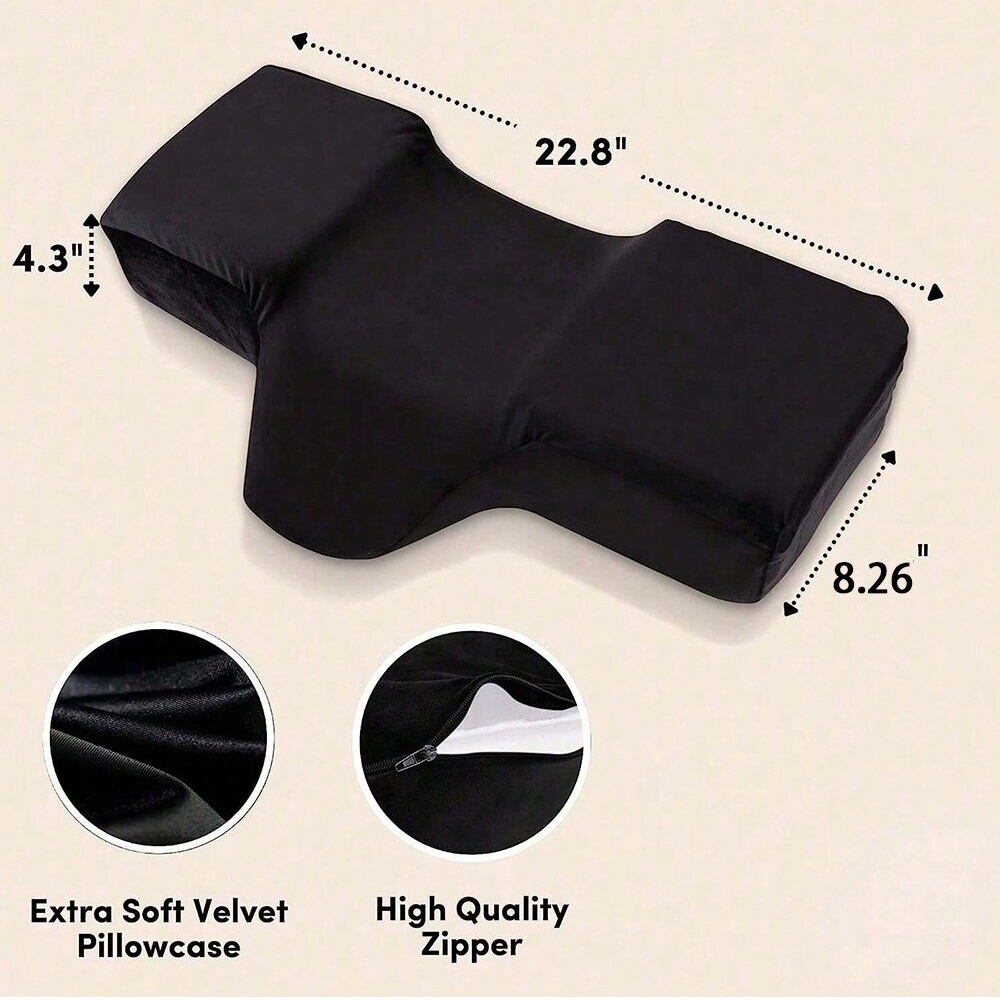 หมอนรองคอสำหรับต่อขนตา หมอนขนน - Neck Pillow Memory Foam บทวิจารณ์และราคา