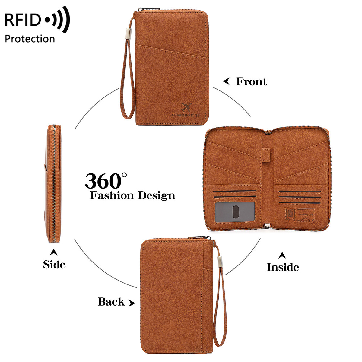 กระเป๋าใส่พาสปอร์ตแบบมีซิป ป้อ - Travel Accessories Best บทวิจารณ์และราคา