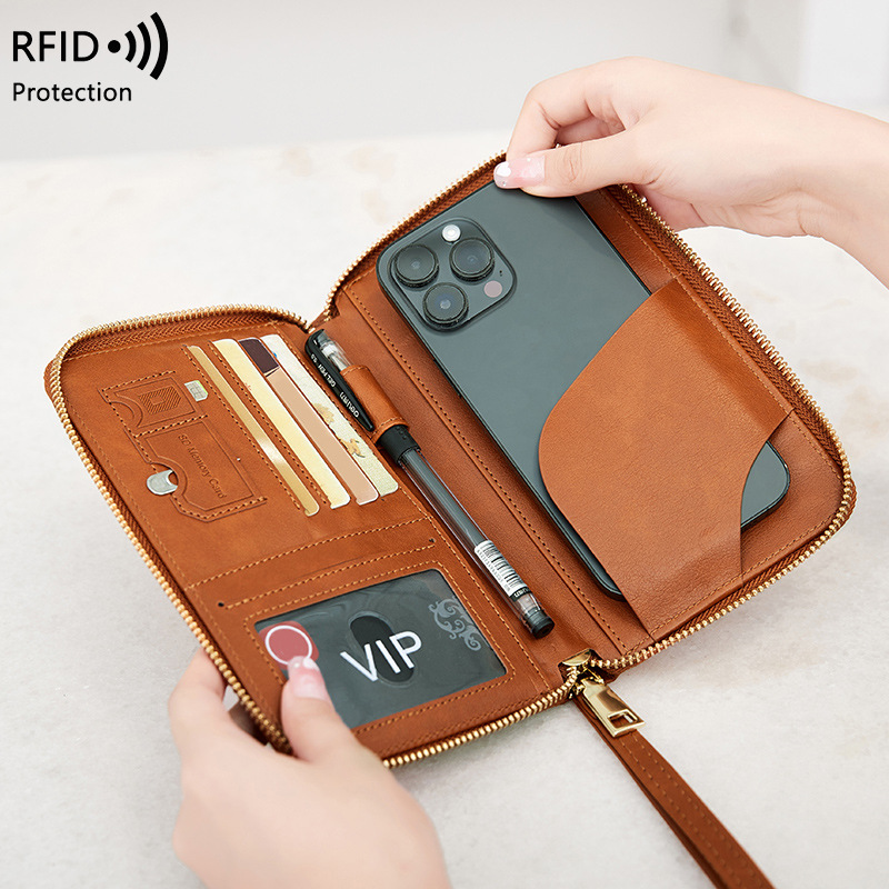 กระเป๋าเก็บบัตรป้องกัน RFID แบ - Travel Accessories Rfid บทวิจารณ์และราคา