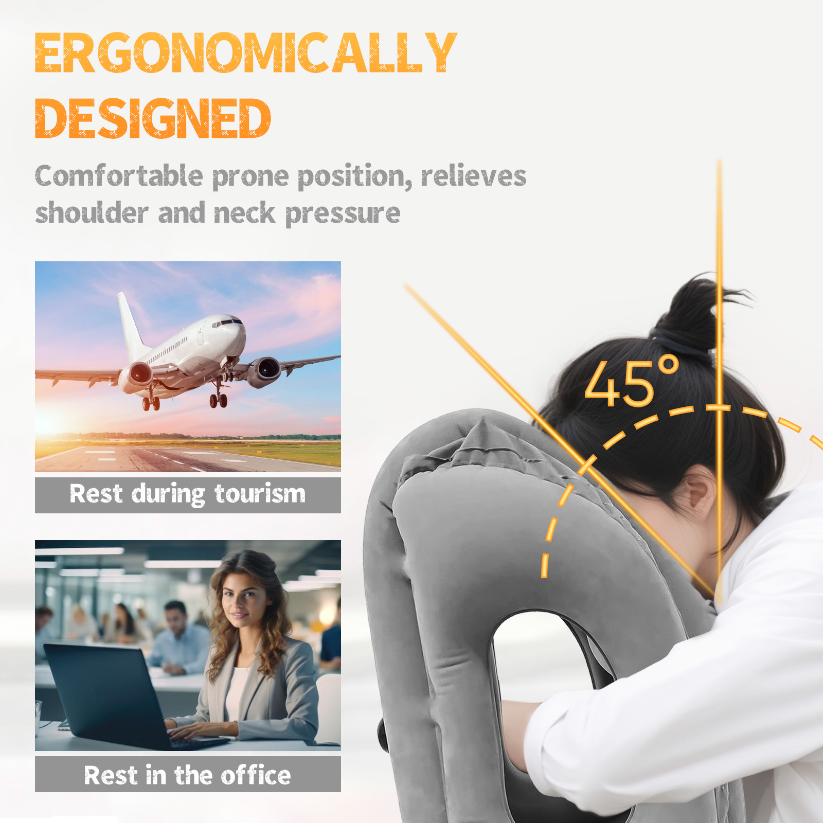หมอนเดินทางเป่าลม 1 ชิ้น, หมอน - Travel Accessories Plane บทวิจารณ์และราคา