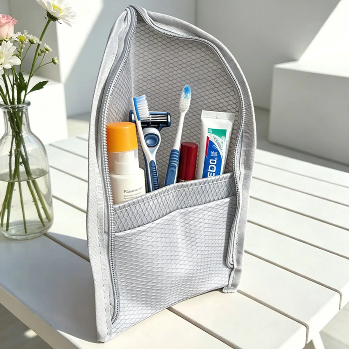 กระเป๋าใส่เครื่องสำอางแบบตาข่า - Travel Z บทวิจารณ์และราคา