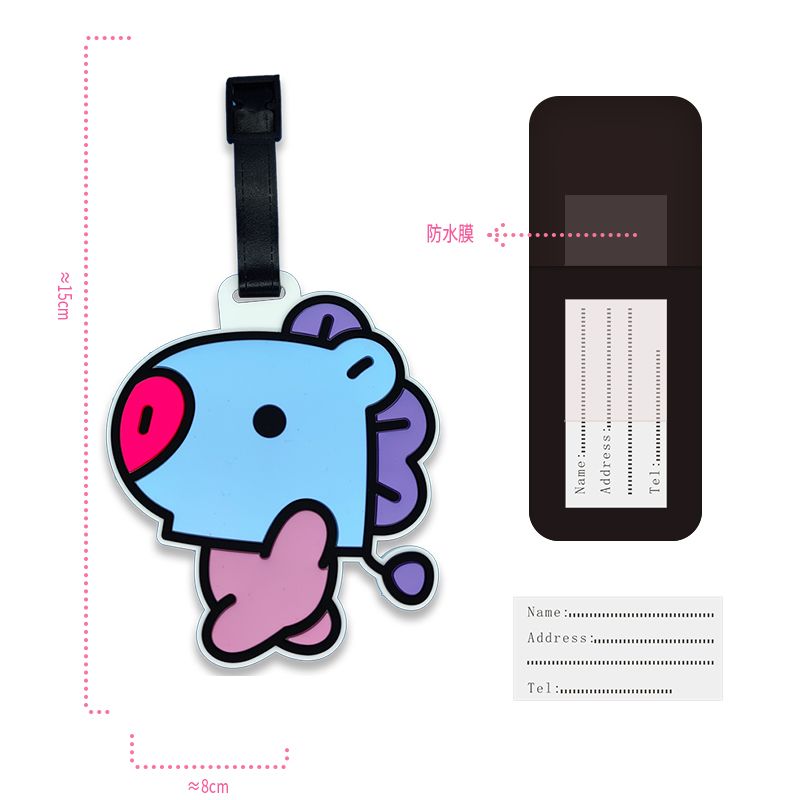 พวงกุญแจการ์ตูน BT21 น่ารัก สไ - Travel Accessories Kit บทวิจารณ์และราคา