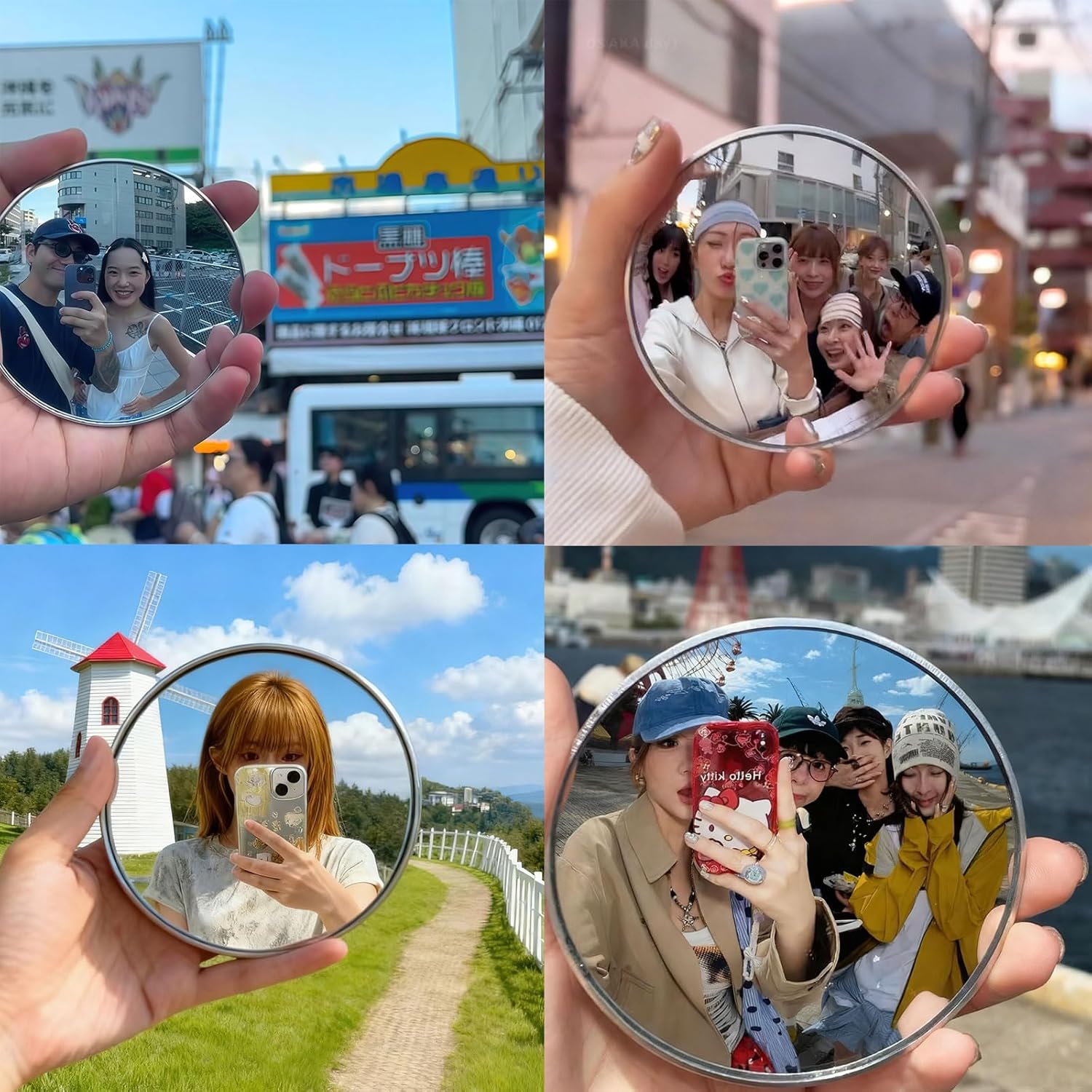 กระจกนูนทรงกลมขนาดเล็ก 9.5 ซม. - Travel Accessories Iphone บทวิจารณ์และราคา