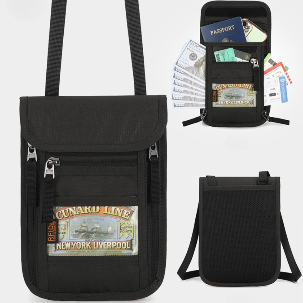 กระเป๋าใส่หนังสือเดินทาง สายคล - Travel Accessories Rfid บทวิจารณ์และราคา