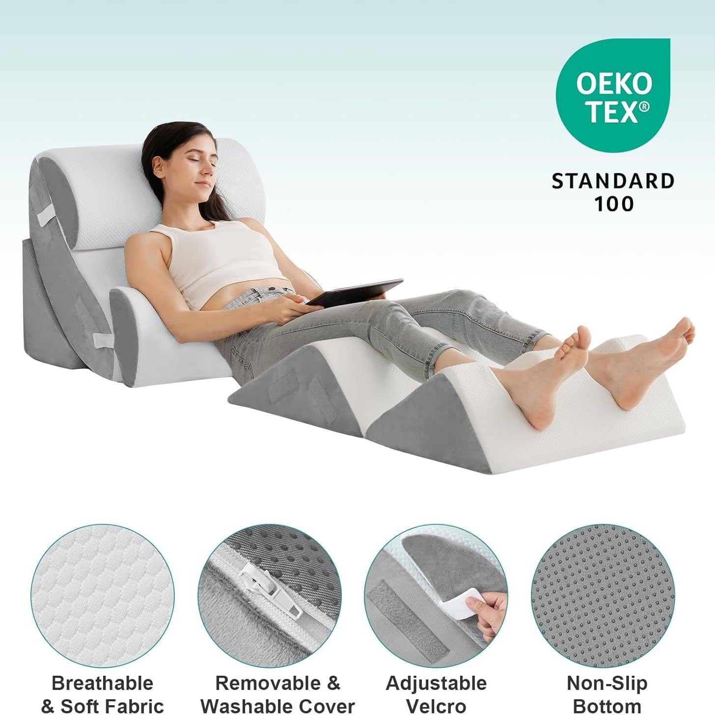 หมอนรองหลังปรับระดับได้, ชุดหม - Neck Pillow Memory Foam บทวิจารณ์และราคา