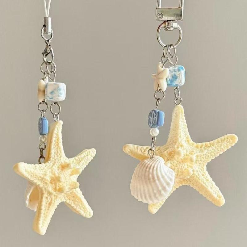 พวงกุญแจเปลือกหอยรูปปลาดาวสุดส - Travel Accessories Gifts For Women บทวิจารณ์และราคา