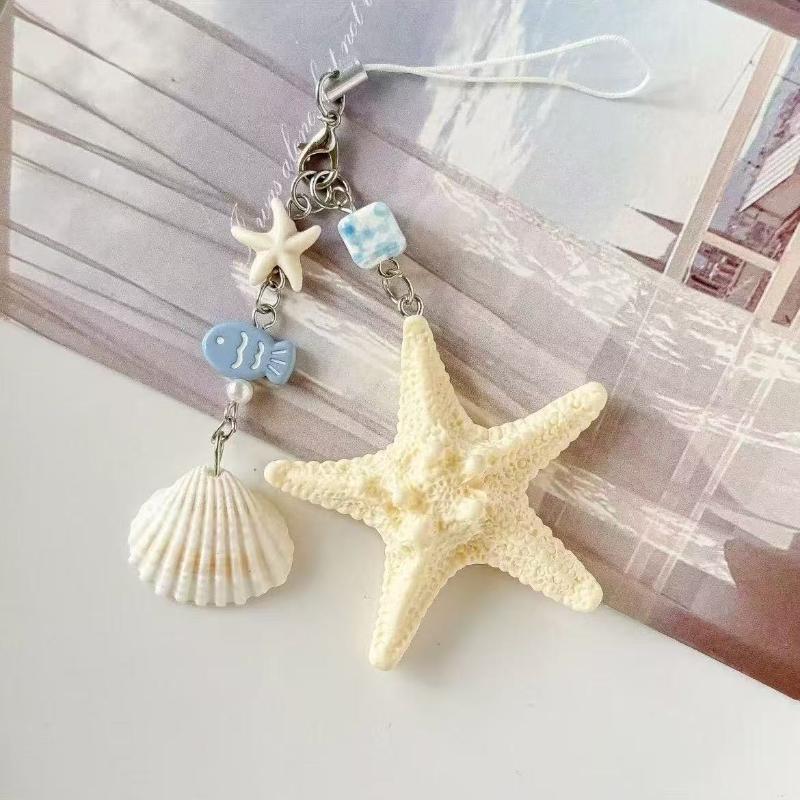 พวงกุญแจเปลือกหอยรูปปลาดาวสุดส - Travel Accessories Gifts For Women บทวิจารณ์และราคา