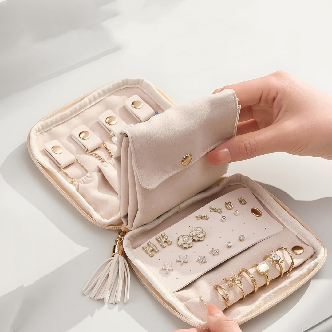 กระเป๋าเก็บเครื่องประดับแบบนุ่ - Travel Jewellery & Accessories Organiser บทวิจารณ์และราคา