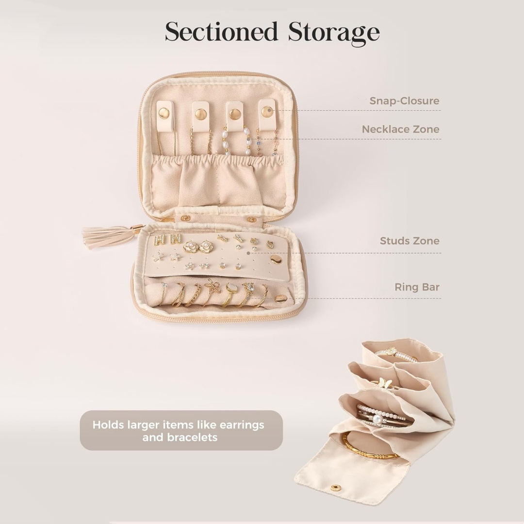 กระเป๋าเก็บเครื่องประดับแบบนุ่ - Travel Jewellery & Accessories Organiser บทวิจารณ์และราคา