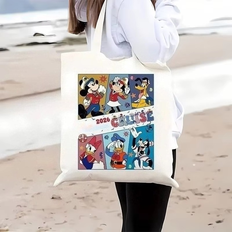 กระเป๋าผ้าแคนวาสลายการ์ตูนกะลา - Travel Accessories Disney บทวิจารณ์และราคา