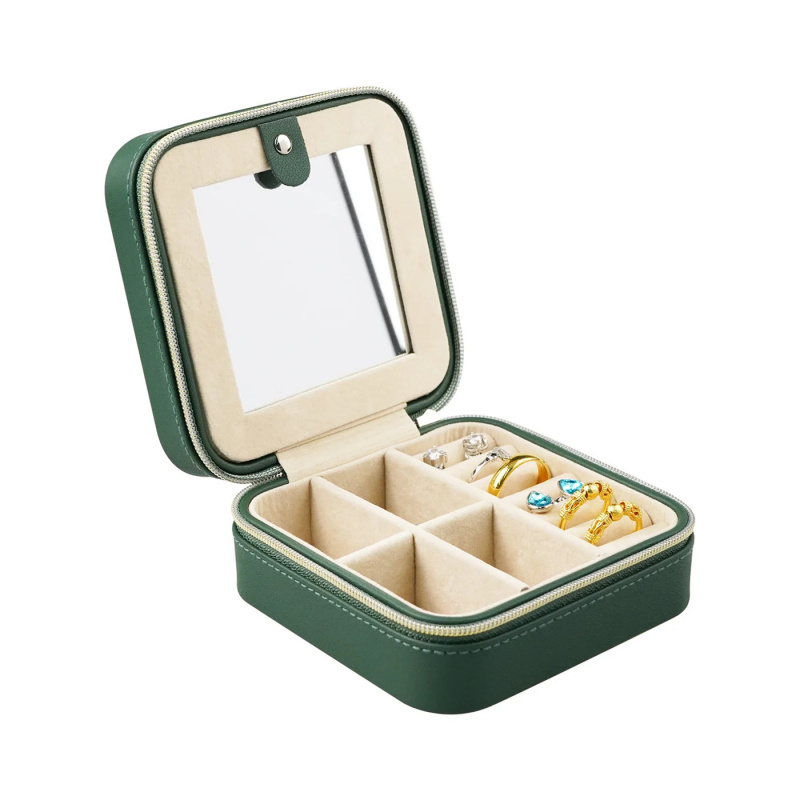 กล่องใส่เครื่องประดับกำมะหยี่ค - Travel Jewellery & Accessories Organiser บทวิจารณ์และราคา