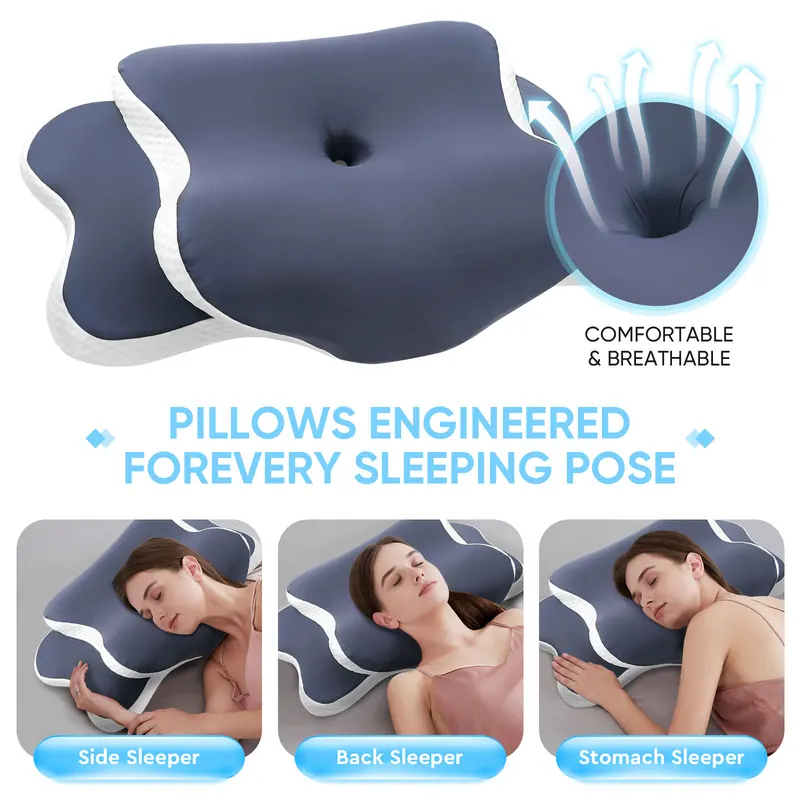 หมอนเมมโมรี่โฟม หมอนรองคอ บรรเ - Neck Pillow Memory Foam บทวิจารณ์และราคา