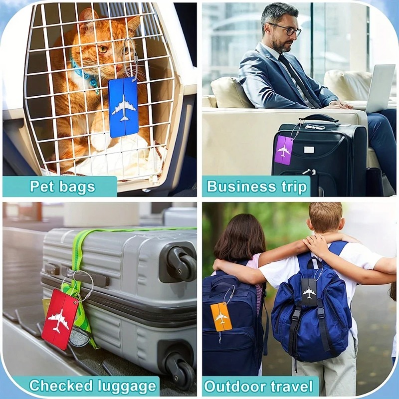 ป้ายแท็กกระเป๋าเดินทางอะลูมิเน - Travel Accessories Plane บทวิจารณ์และราคา