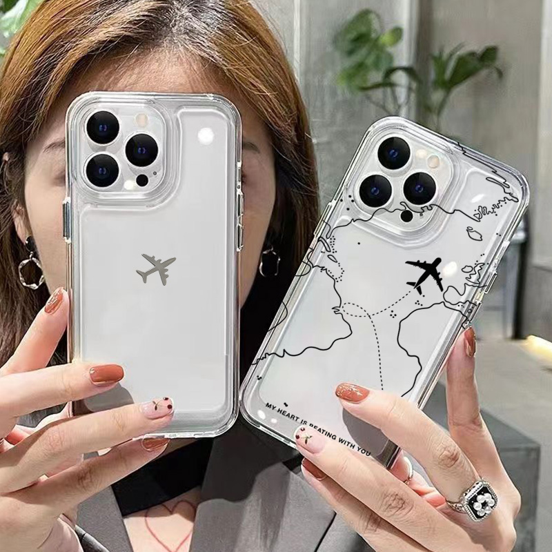 เคสโทรศัพท์ใสลายเส้นทางการเดิน - Travel Accessories Iphone บทวิจารณ์และราคา