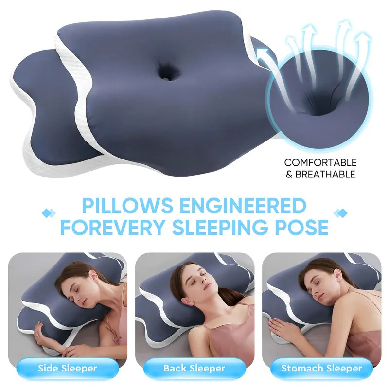หมอนเมมโมรี่โฟม หมอนรองคอ บรรเ - Neck Pillow Memory Foam บทวิจารณ์และราคา