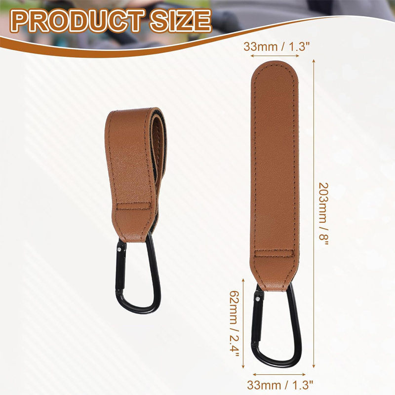 ตะขอเกี่ยวรถเข็นเด็กแบบหนัง 2  - Travel Accessories For 3 Year Old บทวิจารณ์และราคา